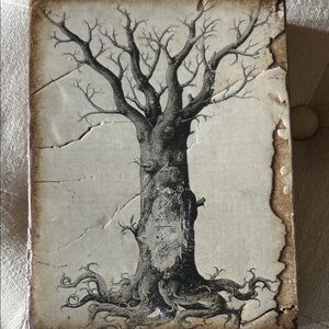 Vintage Tree Art Print on Canvas